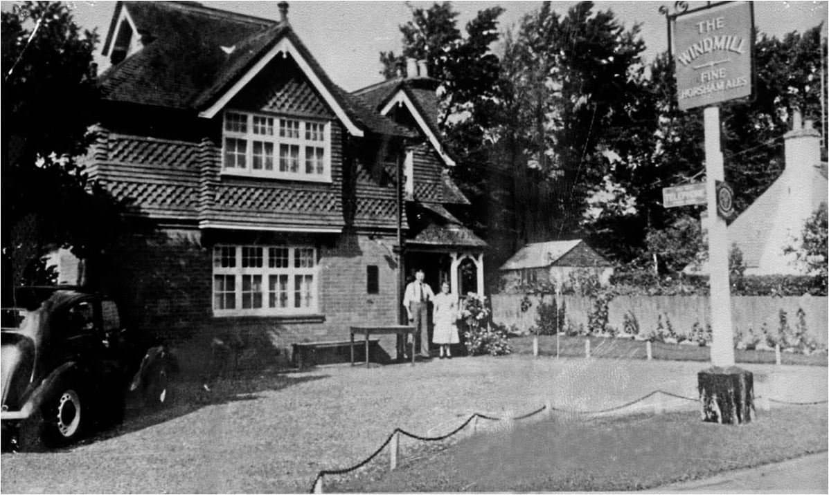 Historic photograph of The Windmill Inn